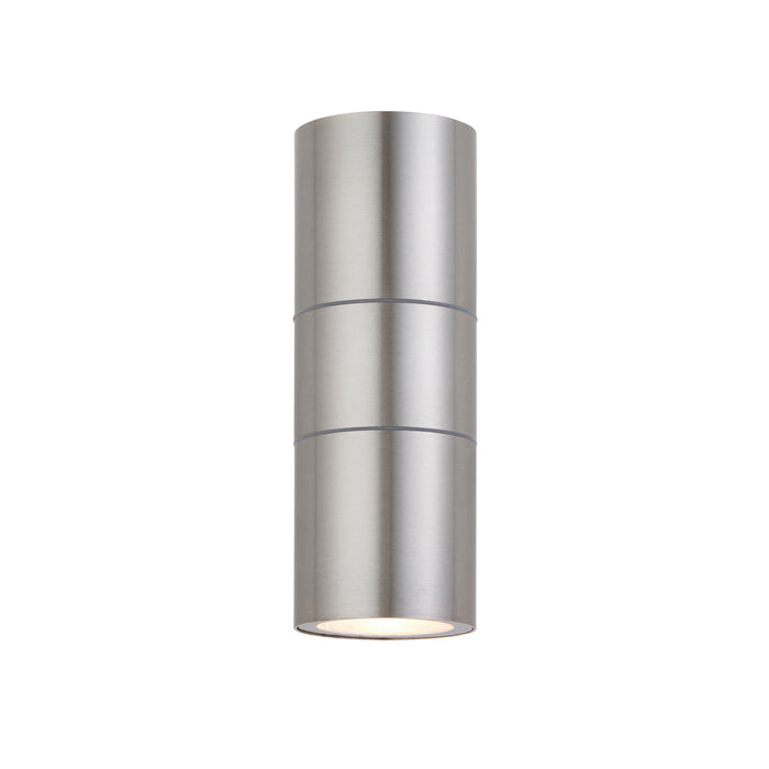 Saxby 121028 Scope GU10 IP65 Fixed Up/Down Wall Light - Stainless Steel (Lamp Not Included)