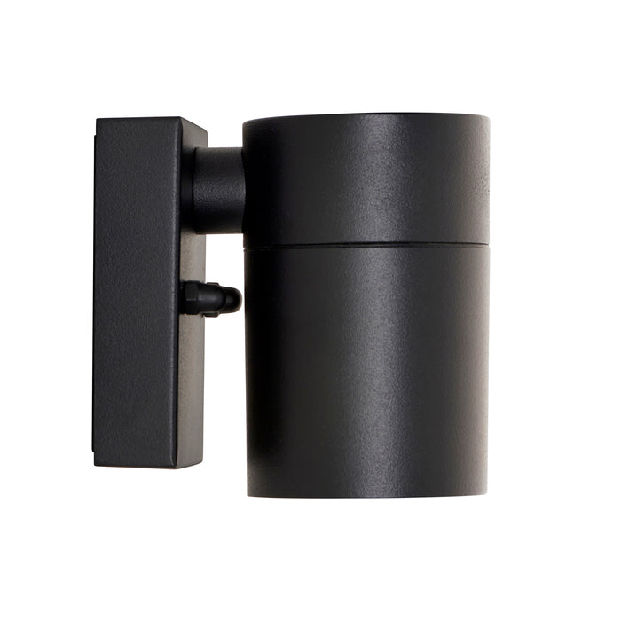 Saxby 121026 Scope GU10 IP65 Aluminium Fixed Single Wall Light - Matt Black (Lamp Not Included)