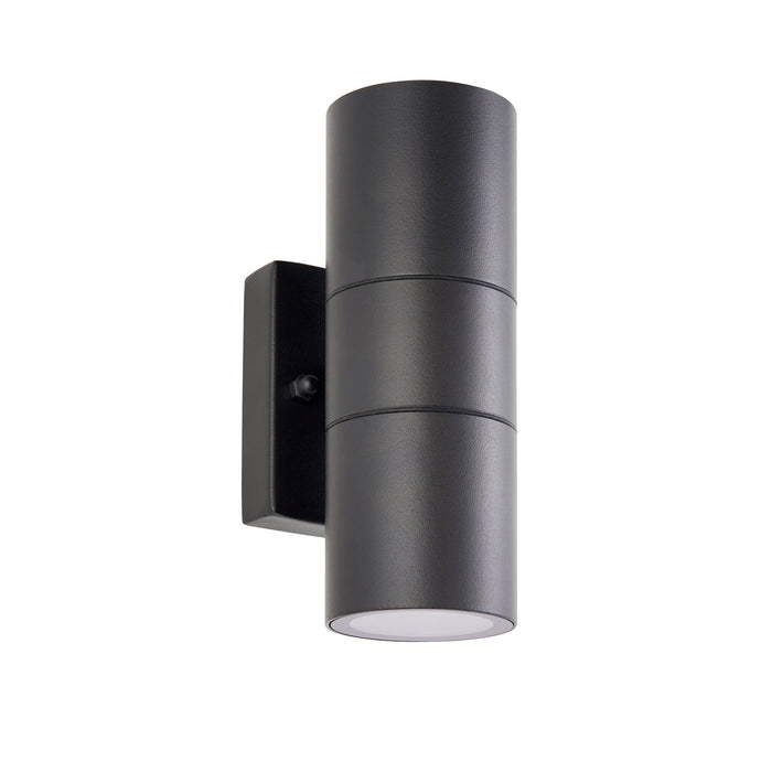 Saxby 121028 Scope GU10 IP65 Aluminium Fixed Up/Down Wall Light - Matt Black (Lamp Not Included)