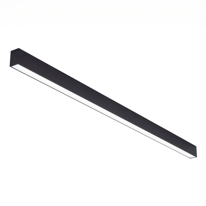 Saxby 121114 Linus CCT 30W/50W 5ft/1500mm LED Suspended/Surface Linear Light 3000K/4000K/6000K - Matt Black