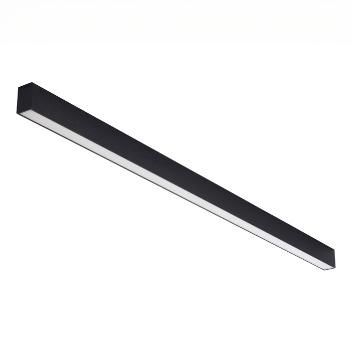 Saxby 121114 Linus CCT 30W/50W 5ft/1500mm LED Suspended/Surface Linear Light 3000K/4000K/6000K - Matt Black