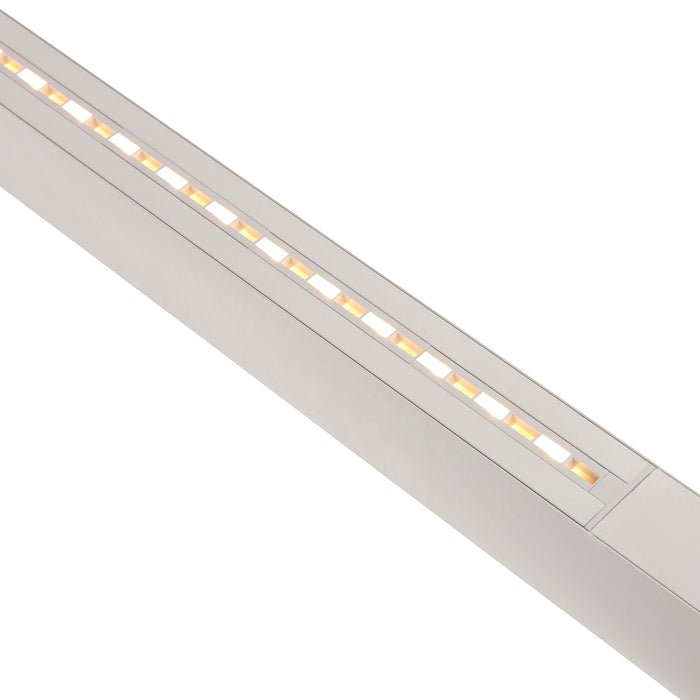Saxby 121115 Linus CCT 10W LED Linear Light with Back Lit Module 3000K/4000K/6000K - Matt White