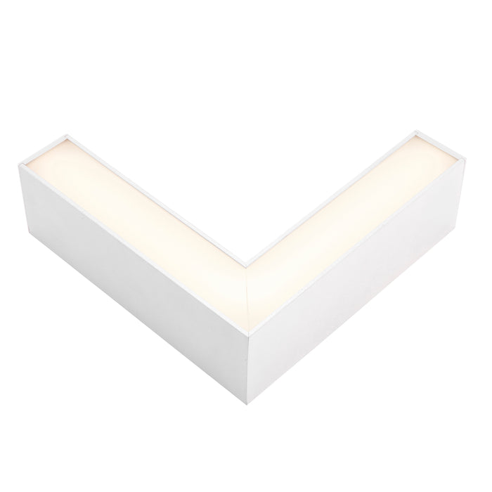 Saxby 121116 8W/15W L-Connector 8W/15W for the Linus CCT Range - Matt White