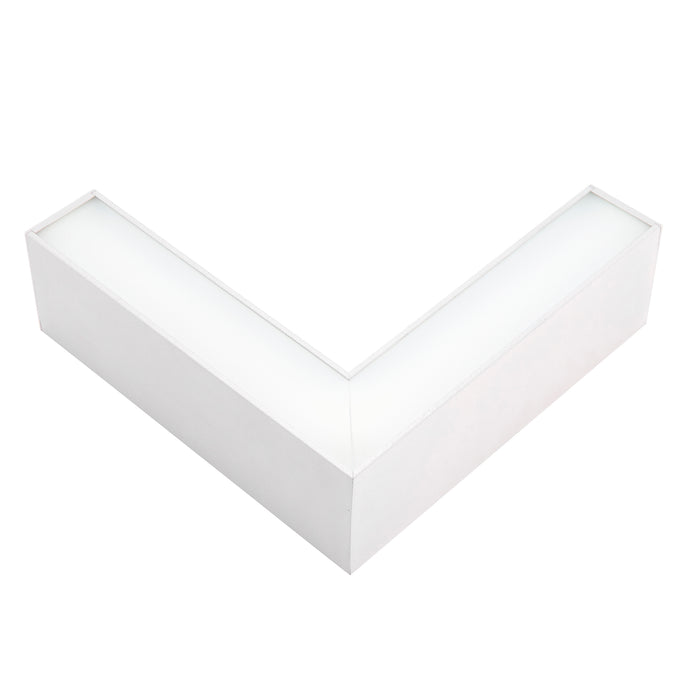 Saxby 121116 8W/15W L-Connector 8W/15W for the Linus CCT Range - Matt White