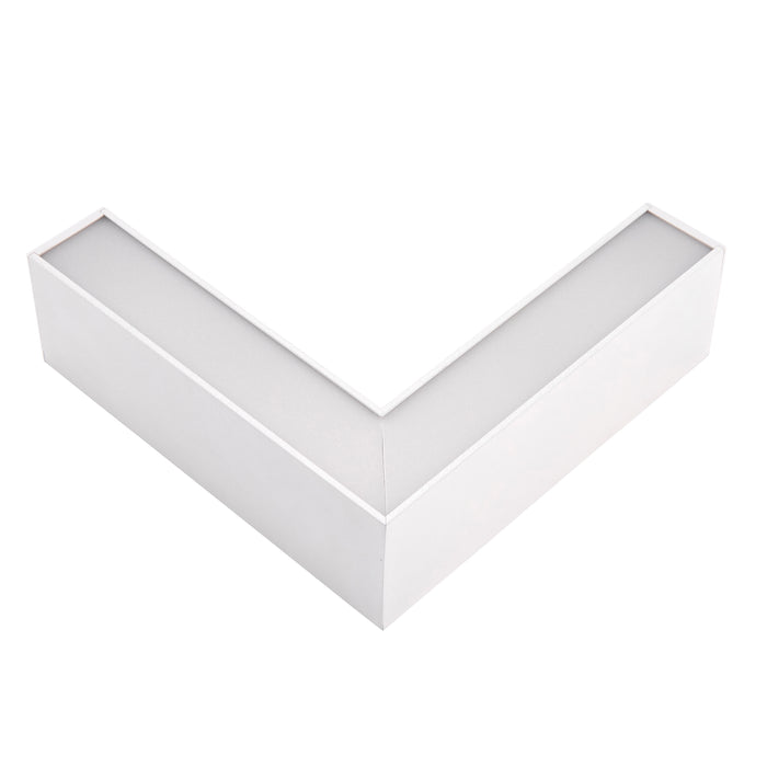 Saxby 121116 8W/15W L-Connector 8W/15W for the Linus CCT Range - Matt White
