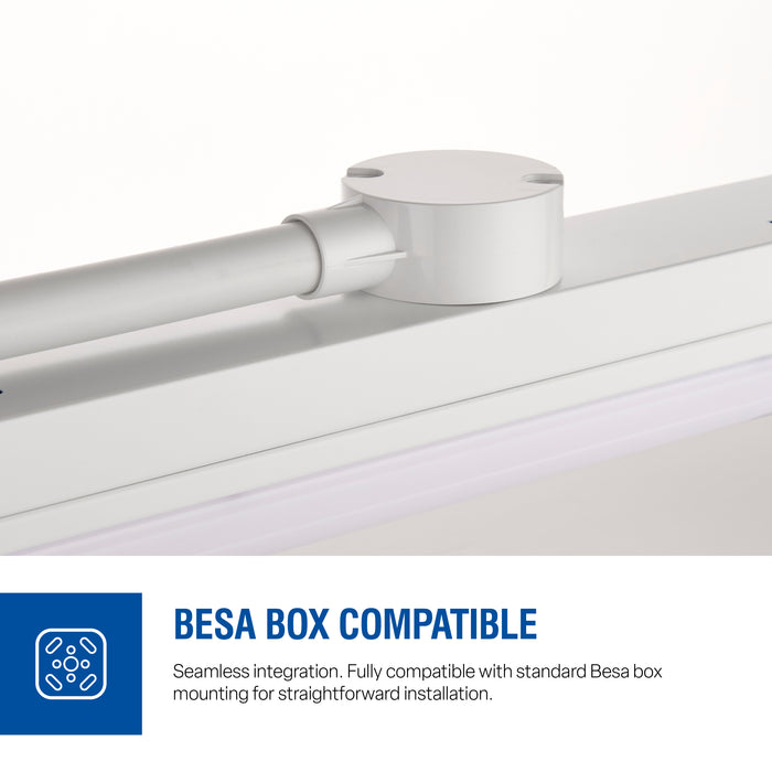 Saxby 122336 LinX20 21W/27.5W/33W/40W 4ft CCT IP20 LED Batten 3000K/4000K/6000K