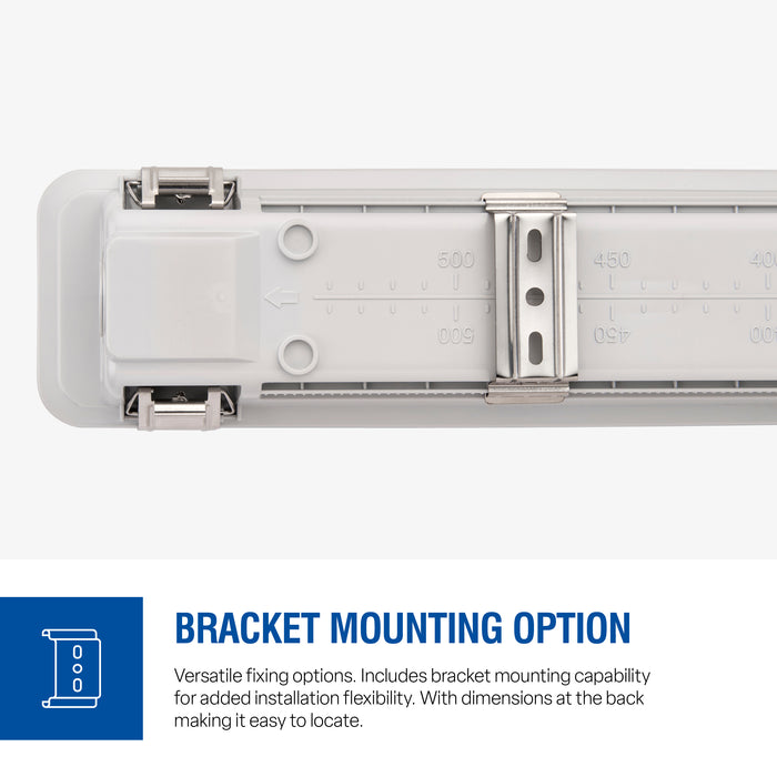 Saxby 122356 LinX65 18W/23W/28W/33W 4ft CCT IP65 LED Anti-Corrosive Batten 3000K/4000K/6000K