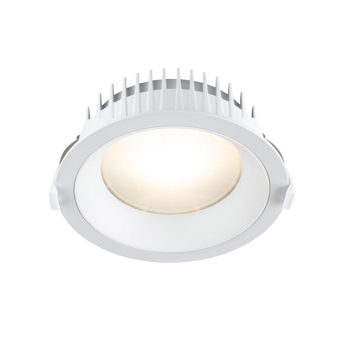 Saxby 122983 Paragon CCT 165mm 14W/16W/18W/20W Wattage Selectable Commercial Downlight 3000K/4000K/6000K - Matt White