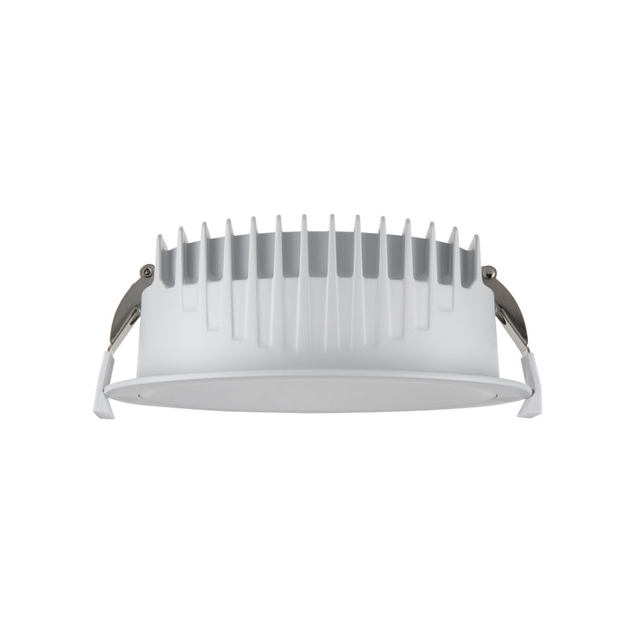 Saxby 122983 Paragon CCT 165mm 14W/16W/18W/20W Wattage Selectable Commercial Downlight 3000K/4000K/6000K - Matt White