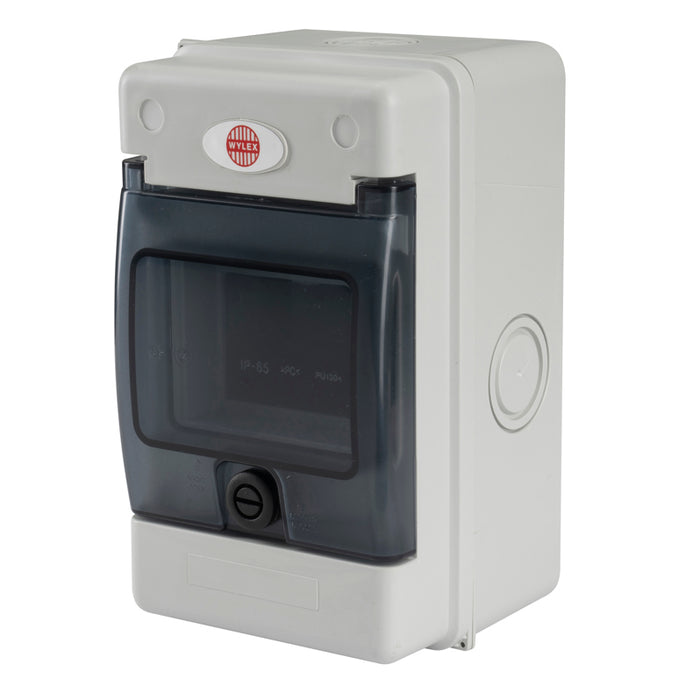 Wylex WBE4X 4 Module IP65 DIN Rail Insulated Enclosure - westbasedirect.com
