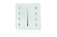 Integral ILRC040 Skydance T21 White LED Wall Controller Single Colour 4 Zones 3 Scenes Battery: CR2032