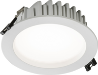 Knightsbridge AS8CWA ASHA 230V 8W IP54 CCT Adjustable LED Downlight