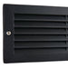 Saxby OL60AB Eco plain & louvre IP44 40W Textured black paint & frosted glass 40W E27 GLS (Required) - westbasedirect.com