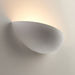 Saxby 10401 Mini crescent 1lt wall 40W White plaster 40W E27 GLS (Required) - westbasedirect.com