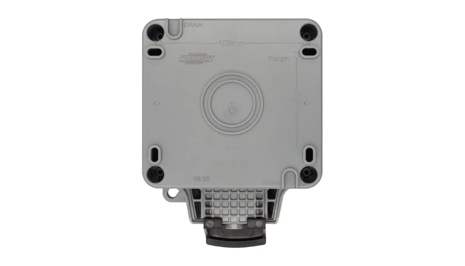 Timeguard TW1371 Weathersafe IP66 Single Gang 13A Switched Spur with Neon - westbasedirect.com