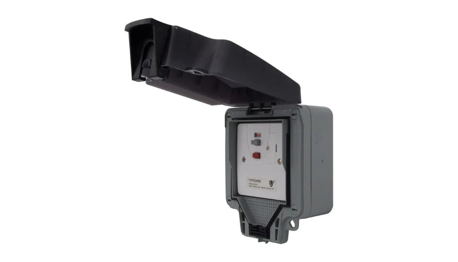 Timeguard TW1460P Weathersafe IP66 Single Gang 13A Unswitched Spur with Passive RCD - westbasedirect.com
