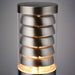 Saxby 13922 Tango post IP44 8W Brushed stainless steel & clear pc 8W LED E27 Cool White (Required) - westbasedirect.com