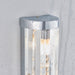 Saxby 39629 Crystal 2lt wall IP44 18W Chrome effect plate & clear crystal (k9) glass detail 2 x 18W G9 clear capsule (Required) - westbasedirect.com
