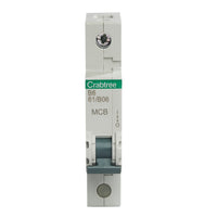 Crabtree 61/B06 Starbreaker 6A Single Pole B Curve 6kA MCB