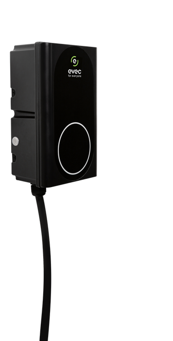 EVEC VEC04 Wall Mounted Smart EV Charger 22kW Three Phase Tethered Universal Socket Type 2 5M - westbasedirect.com