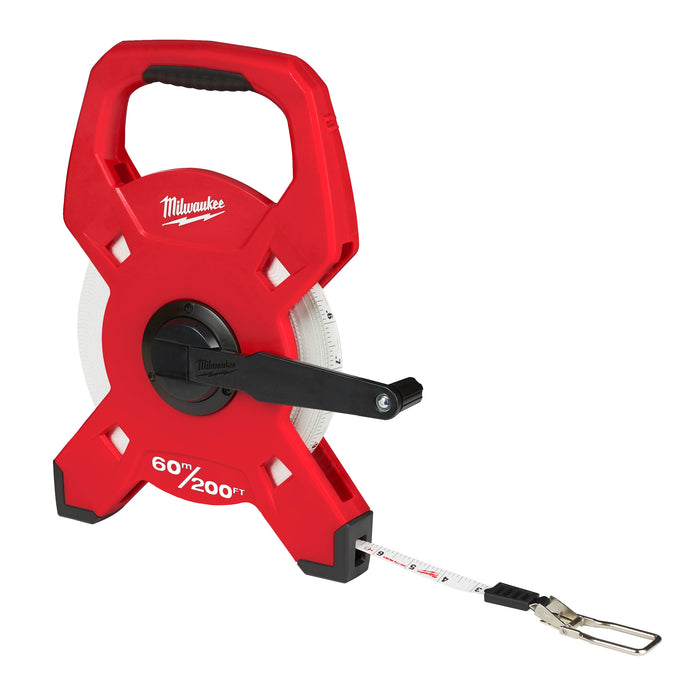 Milwaukee 48225360 Fibreglass Long Tape LTF60-200 60m -200ft