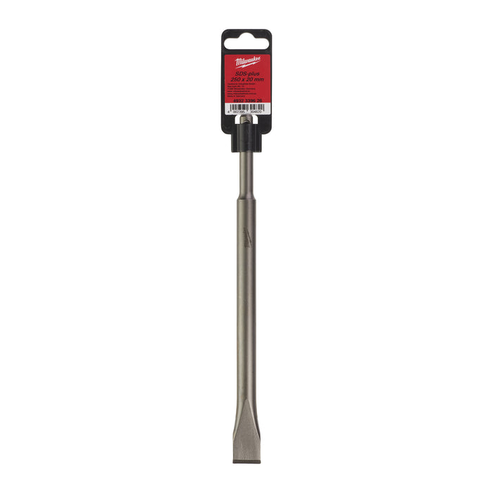 Milwaukee 4932339626 SDS-Plus Flat Chisel 250x20mm - westbasedirect.com