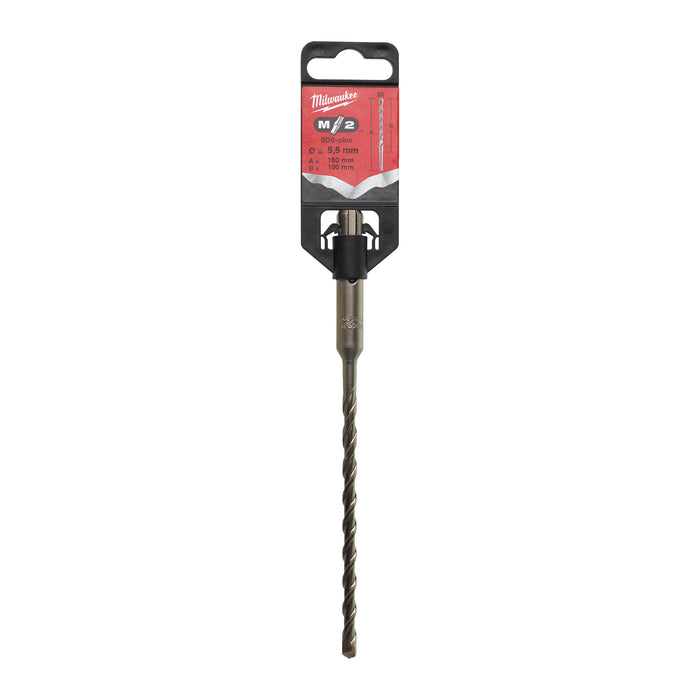 Milwaukee 4932340408 SDS-Plus M2 Drill Bit 5.5x160mm - westbasedirect.com