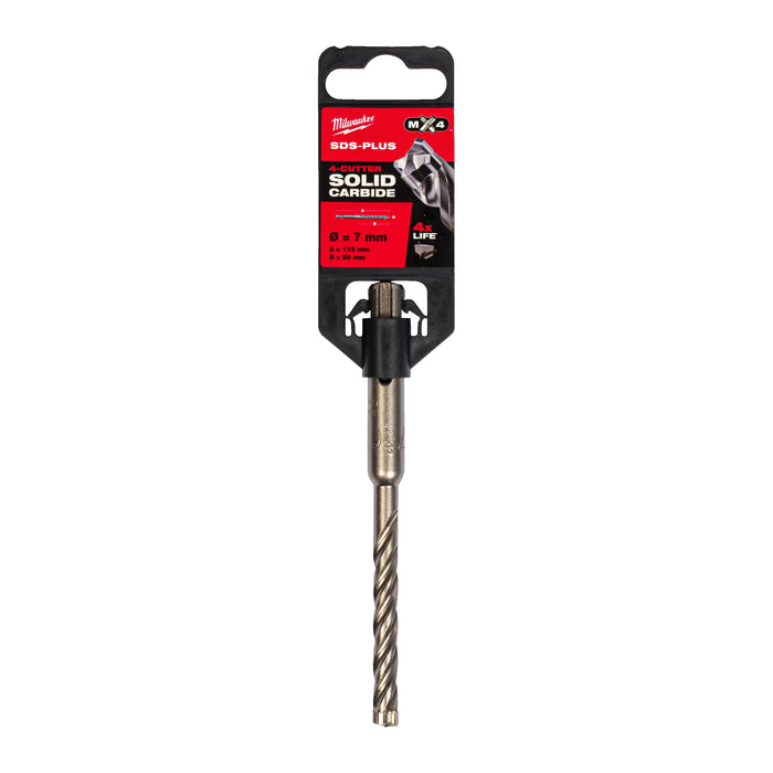 Milwaukee 4932352019 SDS-Plus MX4 Drill Bit 7x110mm - westbasedirect.com