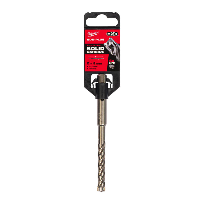Milwaukee 4932352021 SDS-Plus MX4 Drill Bit 8x110mm - westbasedirect.com