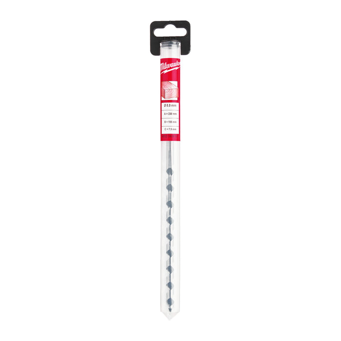 Milwaukee 4932363681 Wood Auger Drill Bit 8x230mm - westbasedirect.com