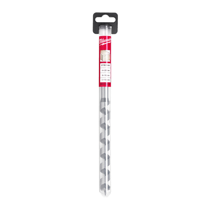 Milwaukee 4932363685 Wood Auger Drill Bit 16x230mm - westbasedirect.com