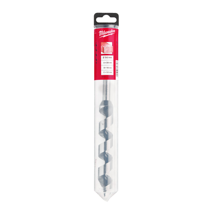 Milwaukee 4932373364 Wood Auger Drill Bit 24x230mm - westbasedirect.com