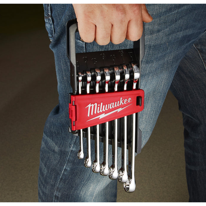Milwaukee 4932464257 7 Piece MAXBITE Metric Combination Spanner Set - westbasedirect.com