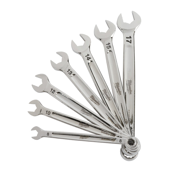 Milwaukee 4932464257 7 Piece MAXBITE Metric Combination Spanner Set - westbasedirect.com