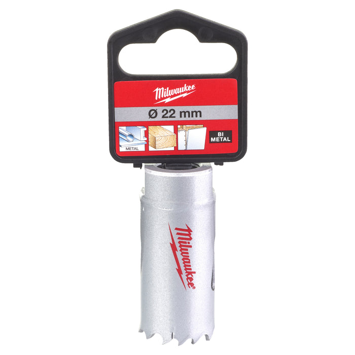 Milwaukee 4932464676 Bi-Metal Contractor Holesaw 22mm - westbasedirect.com