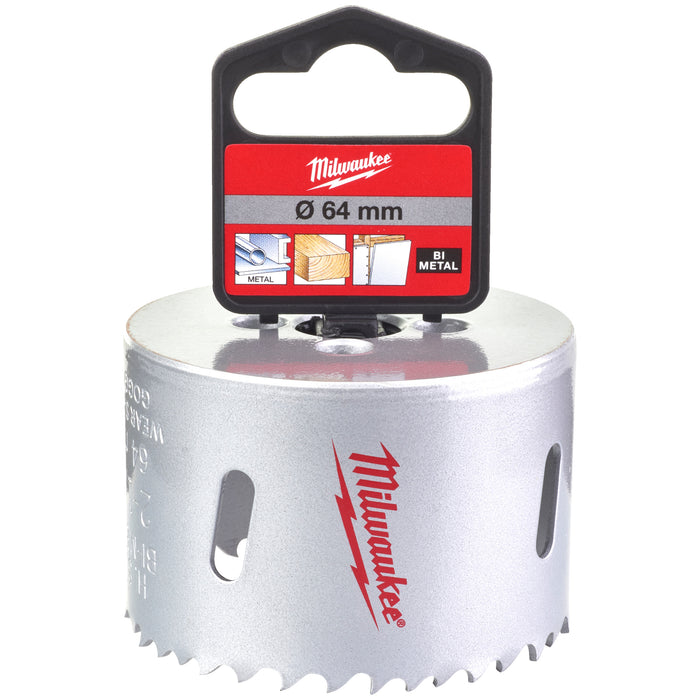 Milwaukee 4932464694 Bi-Metal Contractor Holesaw 64mm - westbasedirect.com