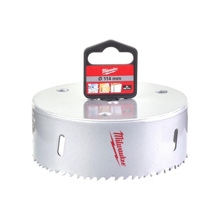 Milwaukee 4932464708 Bi-Metal Contractor Holesaw 114mm - westbasedirect.com