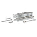 Milwaukee 4932464946 3/8" Drive 56-piece Ratchet + Socket Set SAE + Metric - westbasedirect.com