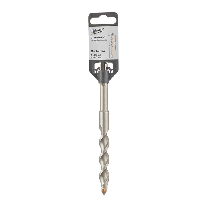 Milwaukee 4932471239 SDS-Plus Contractor Bit 14x160mm - westbasedirect.com