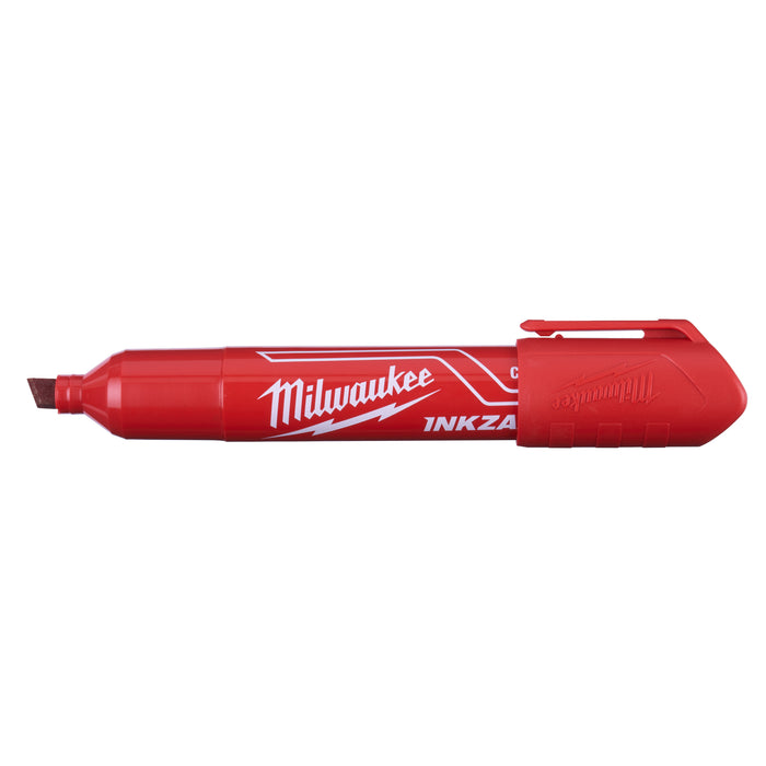 Milwaukee 4932471556 INKZALL Red L Chisel Tip Marker Pen