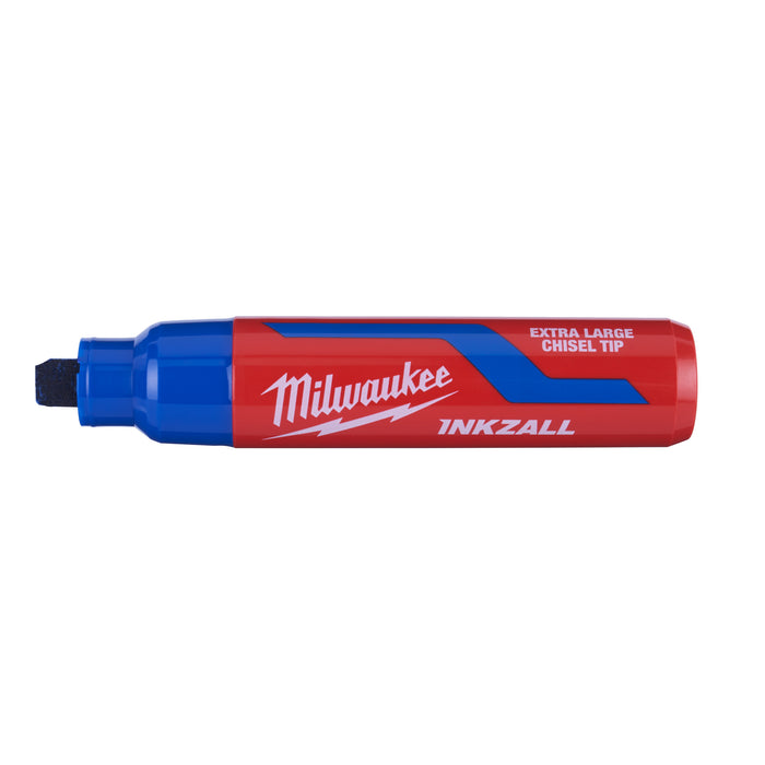 Milwaukee 4932471561 INKZALL Blue XL Chisel Tip Marker Pen