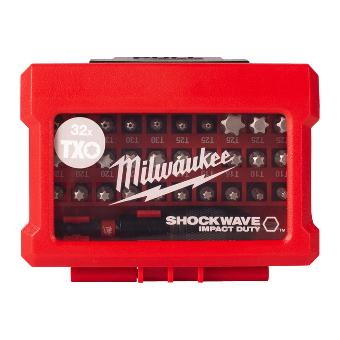 Milwaukee 4932471586 SHOCKWAVE Impact Duty Torx Screwdriver Bit Set - 32 Piece - westbasedirect.com