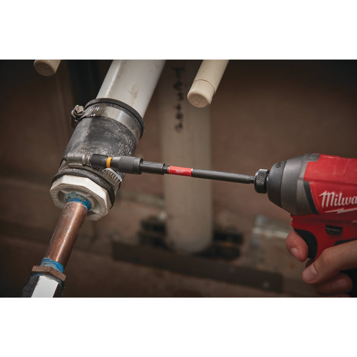 Milwaukee 4932471824 SHOCKWAVE Impact Duty Locking Screwdriver Bit Holder 152mm - westbasedirect.com