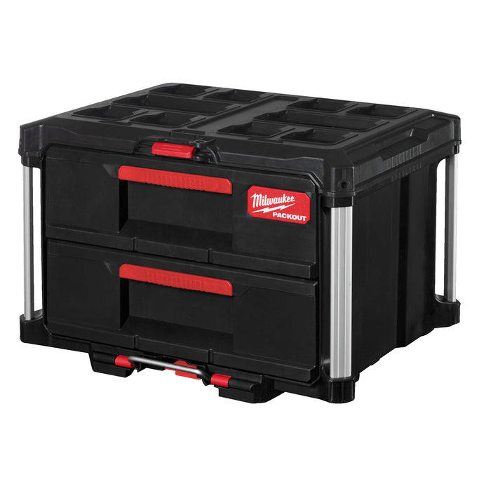 Milwaukee 4932472129 PACKOUT 2 Drawer Tool Box - westbasedirect.com