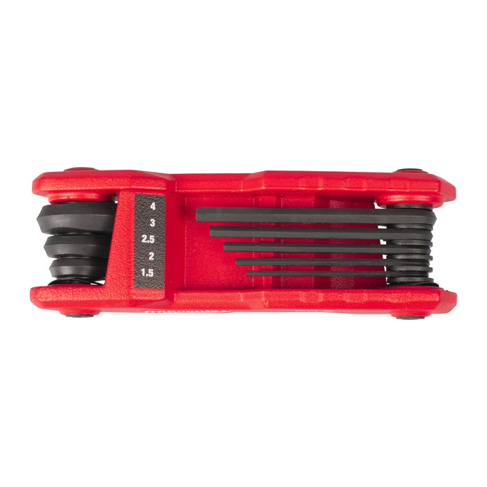 Milwaukee 4932480978 Metric Folding Hex Key Set - 8 Piece - westbasedirect.com