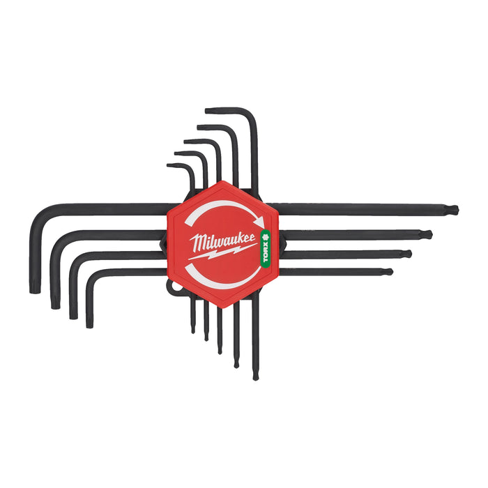 Milwaukee 4932492693 L-Form Torx Key Set - 9 Piece