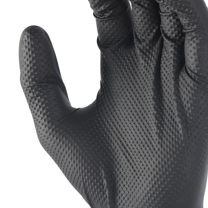 Milwaukee 4932493233 Black Nitrile Disposable Gloves - 7/S - Pack of 50