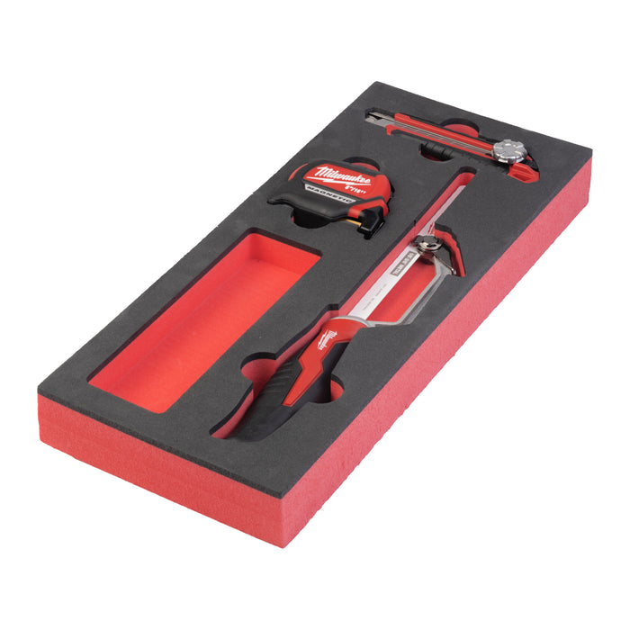 Milwaukee 4932493252 Cutting and Measuring Set Foam Insert - 3 Piece