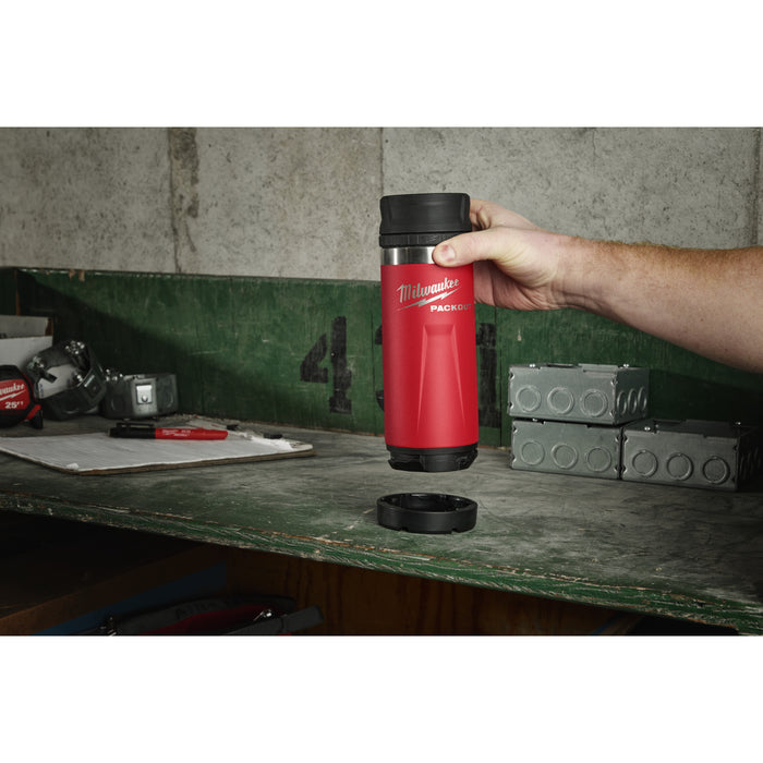 Milwaukee 4932493473 PACKOUT 532ml Bottle Sip Lid Red - westbasedirect.com