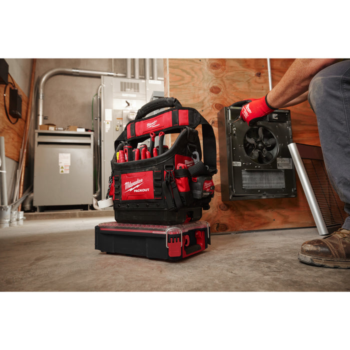 Milwaukee 4932493622 PACKOUT 25cm Pro Tote Tool Bag - westbasedirect.com